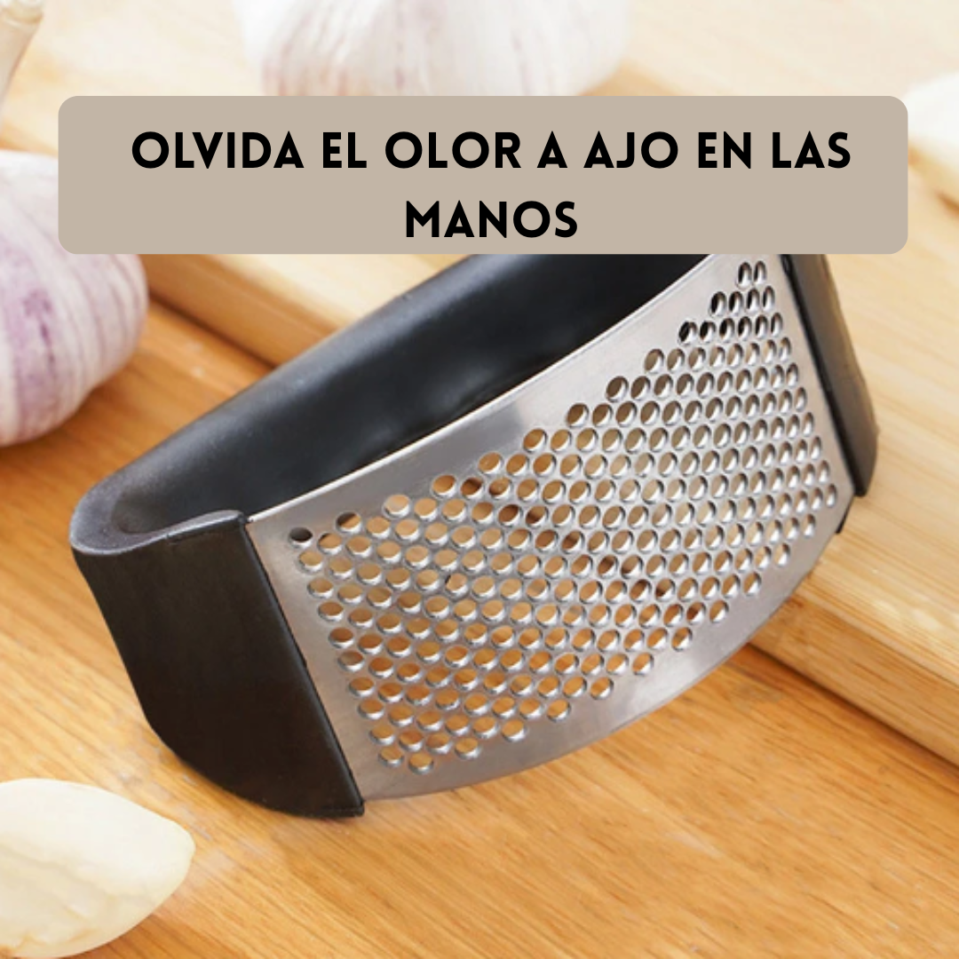 Moledor de ajo en acero inoxidable + Envío Gratis