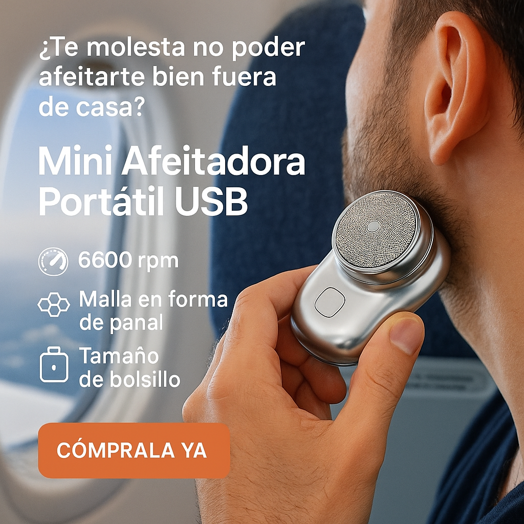 MINI AFEITADORA PORTATIL
