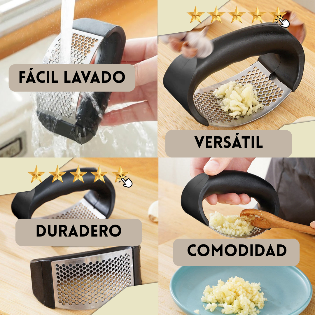 Moledor de ajo en acero inoxidable + Envío Gratis