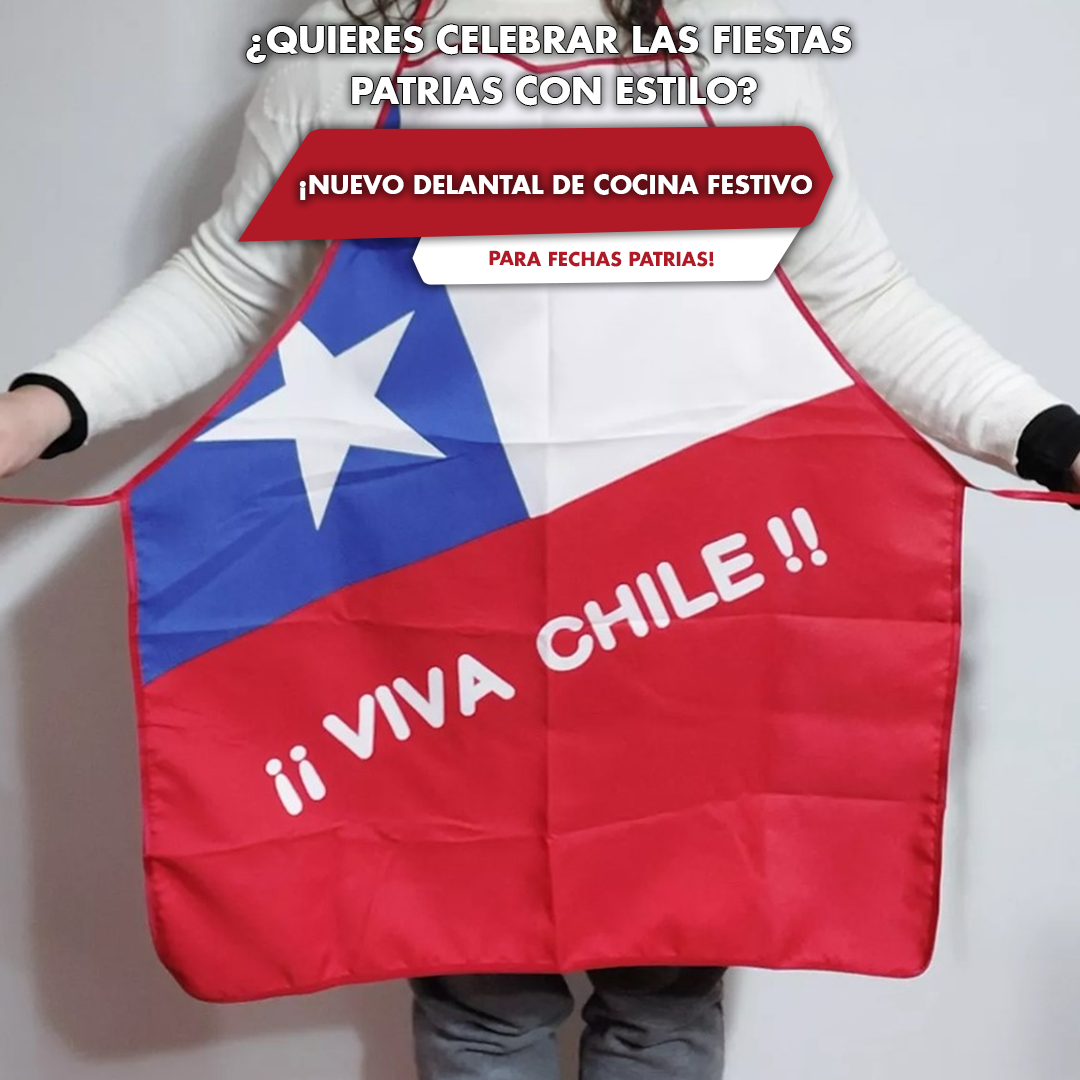 Delantal De Cocina Dieciochero Fiestas 2x1