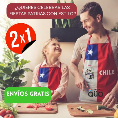 Delantal De Cocina Dieciochero Fiestas 2x1
