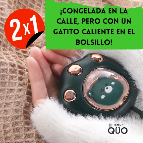CALENTADOR DE MANOS RECARGABLE X2