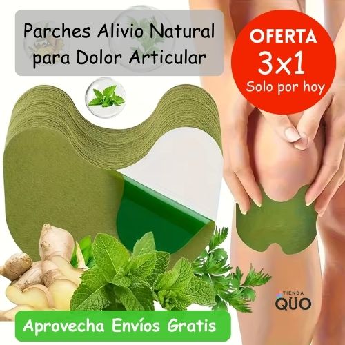 Oferta 3x1, Pack Parches Alivio Natural para Dolor Articular + Envío Gratis